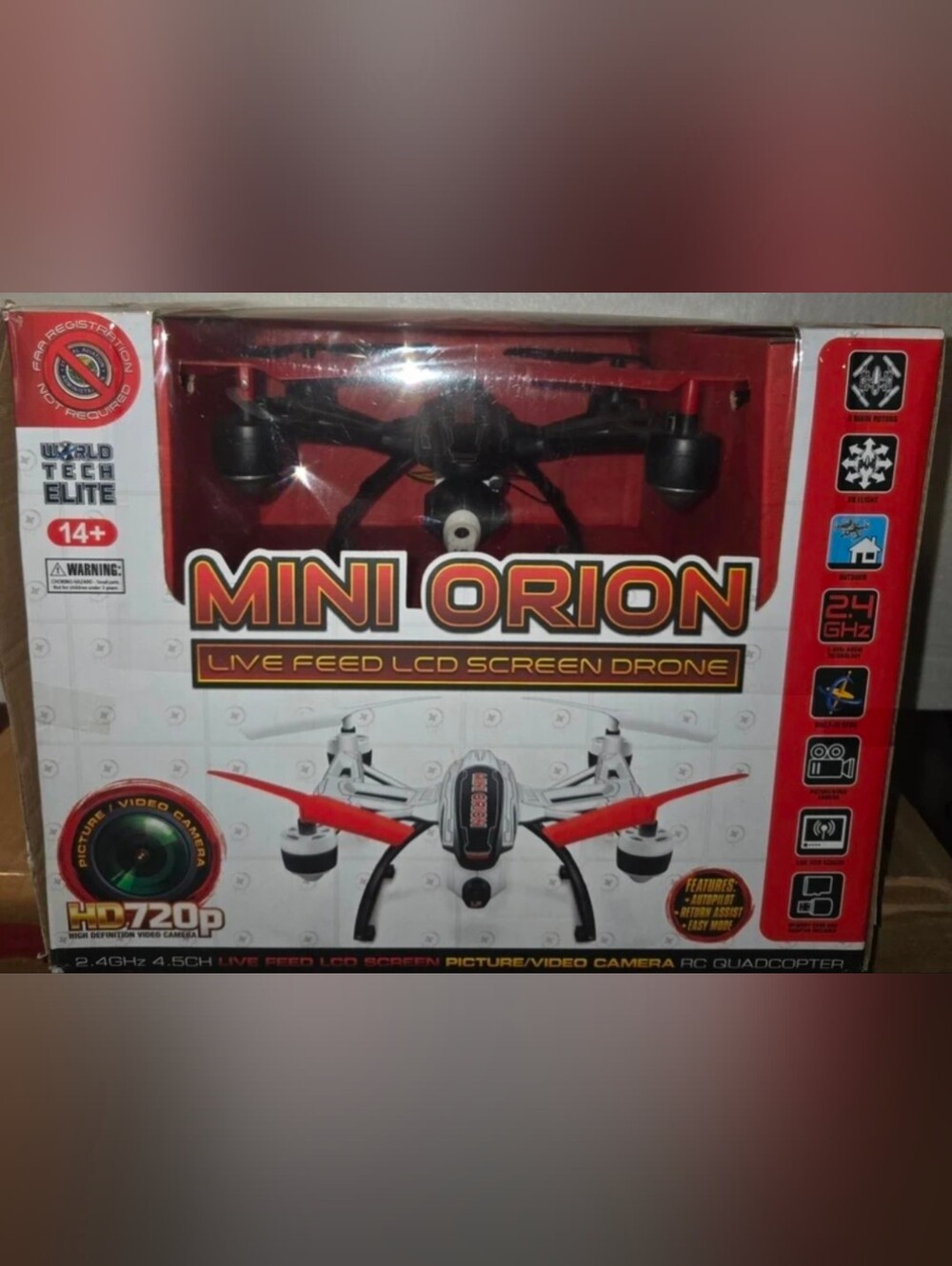 Elite Mini Orion 2.4GHz 4.5CH LCD Live-View Camera RC Drone